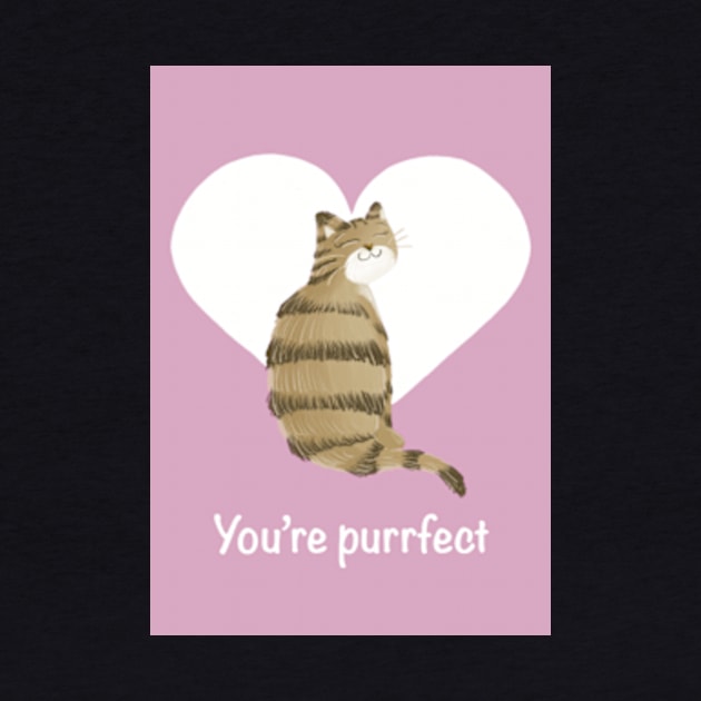 You’re purrfect cat and heart by AbbyCatAtelier